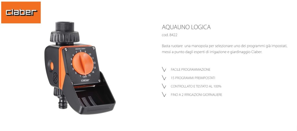 Claber prodotti settore irrigazione